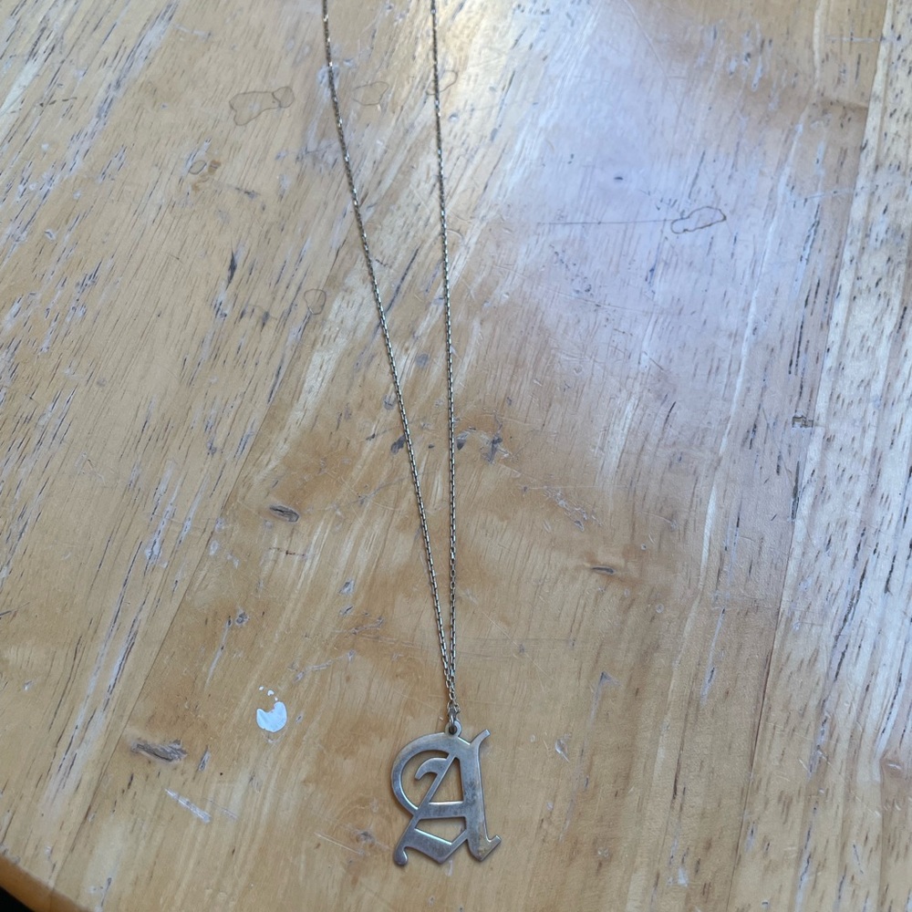 A Initial Necklace